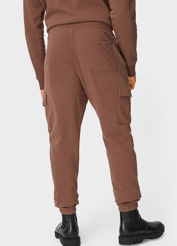 Светло-коричневые кэжуал демисезонные карго брюки C&A