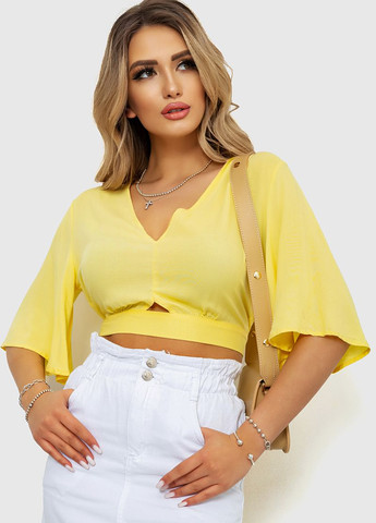 Желтая летняя блуза Ager