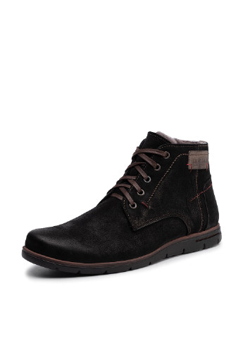 Черные зимние черевики  for men sm-185 Lasocki