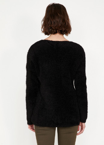 Черный зимний пуловер пуловер KOTON