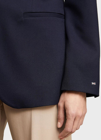 Темно-синий женский жакет Tommy Hilfiger однотонный - демисезонный