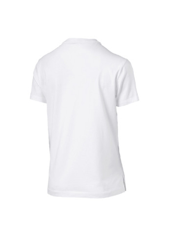 Біла всесезон футболка classics logo tee Puma