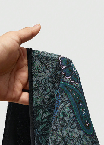 Разноцветная праздничный, вечерний цветочной расцветки юбка SHEIN тюльпан