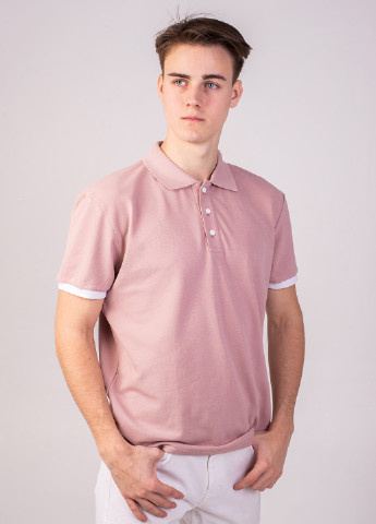 Розово-лиловая футболка-футболка поло мужская для мужчин TvoePolo
