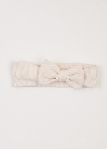 Молочний демісезонний комплект (лонгслів, легінси, пов'язка) Фламинго