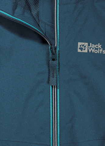 Темно-синяя демисезонная ветровка Jack Wolfskin