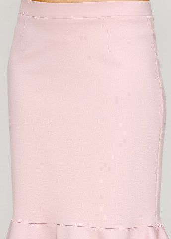 Светло-серая кэжуал однотонная юбка Florens миди