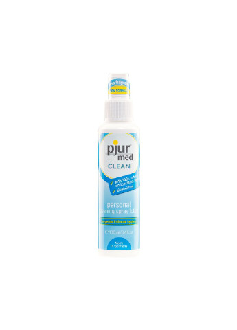 Очищувальний спрей med CLEAN 100 мл для ніжної шкіри та іграшок, антибактеріальний Pjur (255340381)