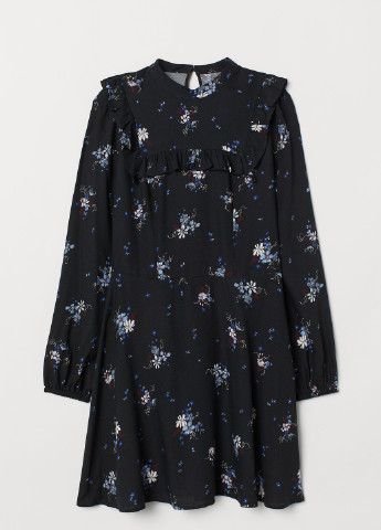Темно-синя кежуал сукня сорочка H&M