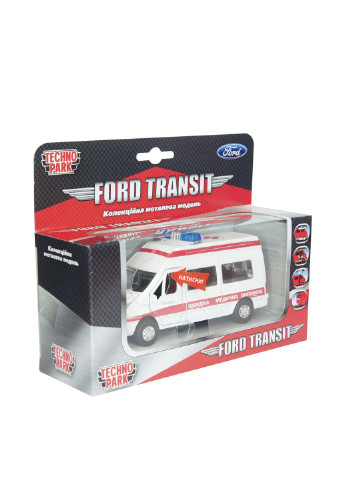 Автомодель Ford Transit Реанімація, 19х6, 5х14, 5 см Technopark (251418980)