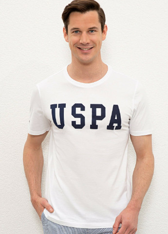 Белая футболка U.s.polo assn.