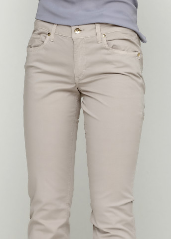 Светло-серые кэжуал демисезонные прямые брюки Liu Jo