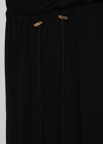 Черное кэжуал платье клеш Sheego однотонное