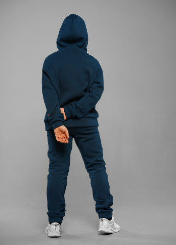 Синий демисезонный синий демисезонный спортивный костюм с принтом брючный Sinthia