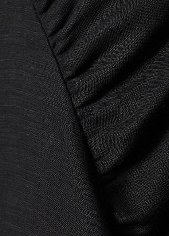 Черное кэжуал платье а-силуэт H&M однотонное