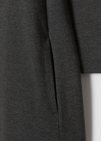 Темно-сіра кежуал сукня а-силует H&M меланжева