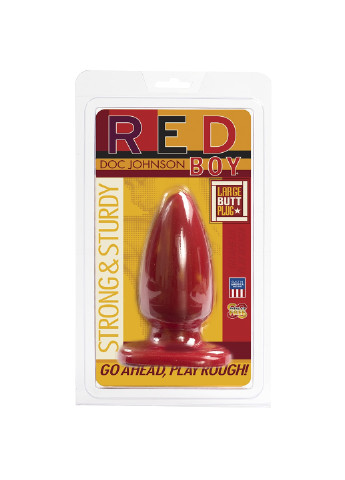 Анальная пробка-втулка Red Boy - Large 5 Inch, макс. диаметр 5,5см Doc Johnson (254152359)