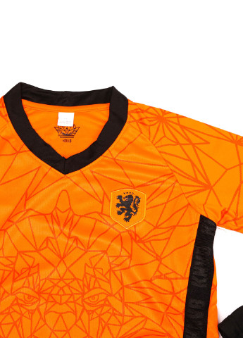 Оранжевый летний футбольная форма нидерланды 158 оранжевый (2000903914150) No Brand