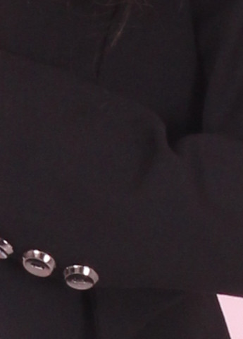 Чорний демісезонний костюм (жакет, брюки) з довгим рукавом Colabear