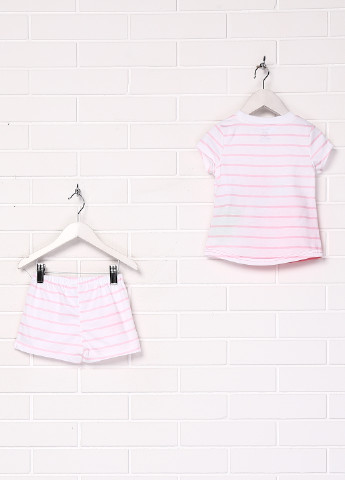 Розовый летний комплект (футболка, шорты) Carter's