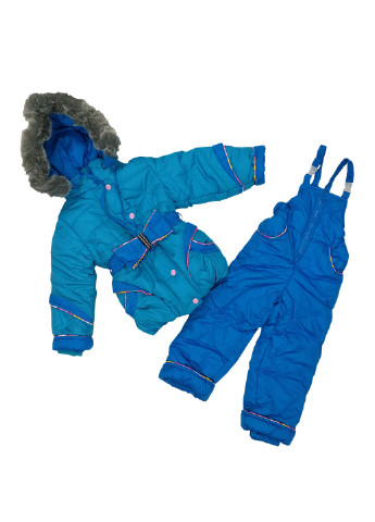Бірюзовий зимній комплект (куртка,напівкомбінезон) Luxik
