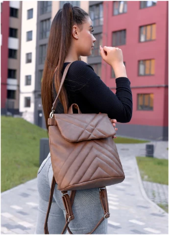 Женский рюкзак-сумка 30х26х14 см Sambag (253490413)