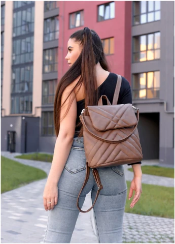 Женский рюкзак-сумка 30х26х14 см Sambag (253490413)