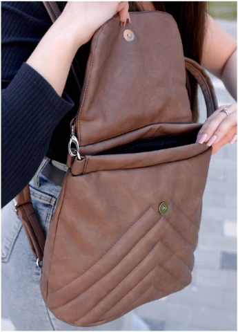 Женский рюкзак-сумка 30х26х14 см Sambag (253490413)