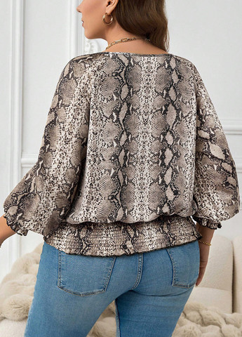 Комбинированная блуза SHEIN