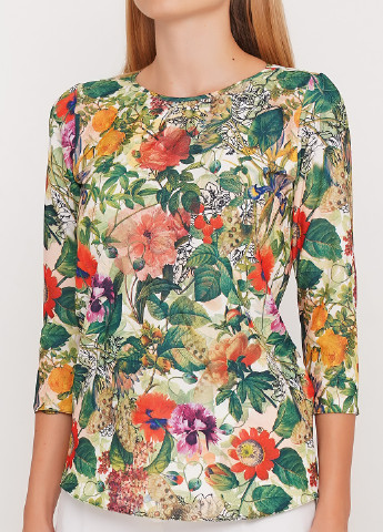 Комбинированная демисезонная блуза Anastasimo