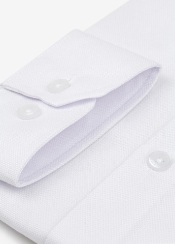 Белая классическая рубашка однотонная Pako Lorente с длинным рукавом