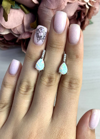 Серьги Silver Flame (191715631)