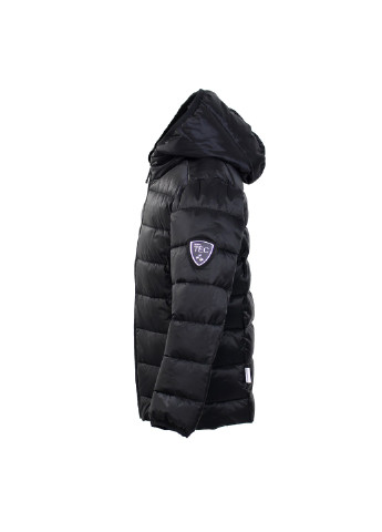 Черная зимняя куртка демисезонная stevo 2 Huppa