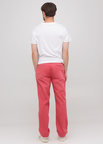 Розовые кэжуал демисезонные прямые, чиносы брюки Ralph Lauren