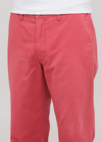 Розовые кэжуал демисезонные прямые, чиносы брюки Ralph Lauren