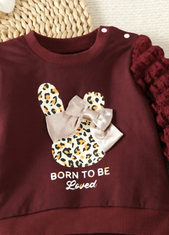 SHEIN свитшот леопардовый бордовый кэжуал хлопок, трикотаж