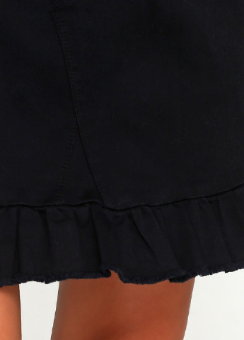 Черная кэжуал однотонная юбка IVY