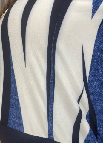 Туника трикотажная синяя с белым ART 00085 BABOCHKA XL Collection (228062948)