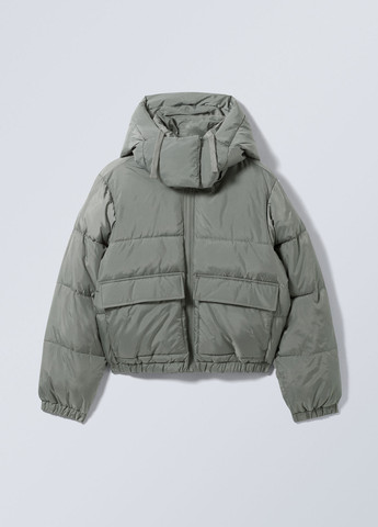 Серая зимняя куртка Weekday