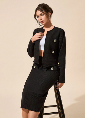 Костюм (жакет, спідниця) SHEIN (367006342)