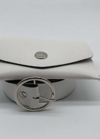 Жіночий класичний пояс-гаманець білий NoName (251204305)