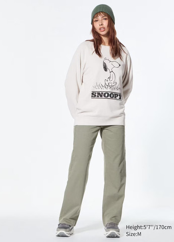 Серый свитшот Uniqlo персонажи без декора (322455738)