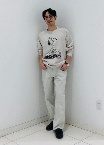 Серый свитшот Uniqlo персонажи без декора (322455738)