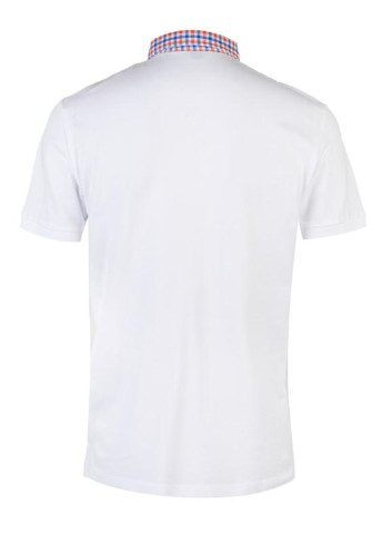 Белая футболка-поло для мужчин JACK&JONES в клетку