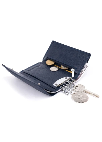 Жіночий шкіряний гаманець-ключниця 12,3х7,3х1 см st leather (252132780)