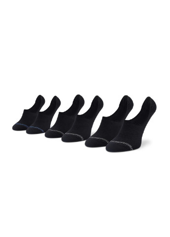 Набір з 3-х пар чоловічих невидимих шкарпеток Чорні Bugatti (253724157)