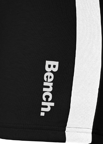 Шорты Bench однотонные чёрные спортивные хлопок, трикотаж