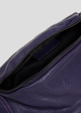 Фиолетовая кожаная сумка на пояс Conte Frostini (254368096)
