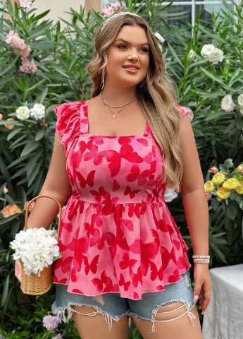 Комбінована блуза SHEIN