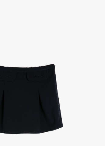 Темно-синяя кэжуал однотонная юбка KOTON а-силуэта (трапеция)